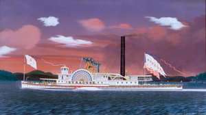 O navio a remo Siracusa - Pintura de James Bard