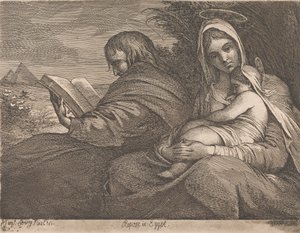 Repose no Egipto de James Barry