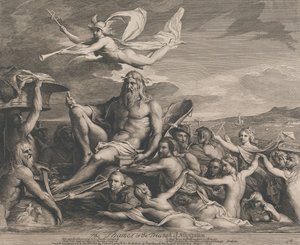O Tamisa ou o Triunfo da Navegação (Designs for the Great Room of the Society for the Encouragement of the Arts) de James Barry