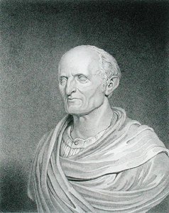 Nathaniel Bowditch (1773-1838), gravada por J. Gross após o desenho do busto de Longacre por John Frazee (1790-1852) (gravura) de James Barton (after) Longacre