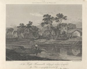 Abadia de Whalley (vista mais próxima) de James Basire