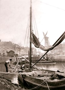 Barco de canal, Roterdã, 1898. de James Batkin