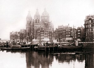 Igreja de São Nicolau dentro dos muros, Amsterdã, 1898.