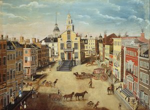 Antiga Casa de Estado, Boston de James Brown Marston