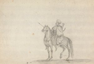 Homem a Cavalo Transportando uma Lança de James Bruce
