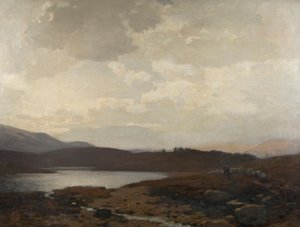 Dinnet Moor (óleo sobre tela)