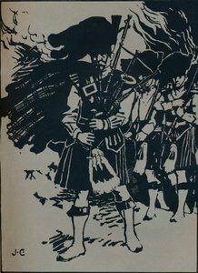 Ilustração para Riccardo Stephenss Ballad, Hells Piper, c1912