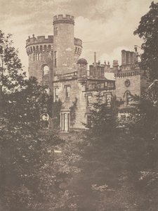Vista do castelo de Tullichewan, Glasgow. de James Campbell of Strachathro