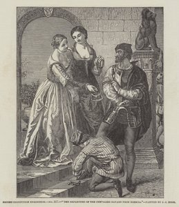 A partida do Chevalier Bayard de Brescia de James Clarke Hook