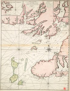 Parte da costa sul da Terra Nova, incluindo Fortune Bay de James Cook