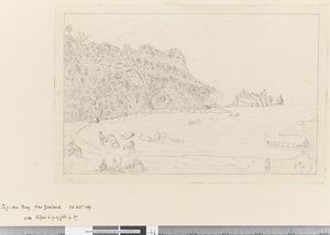 iv. A View of the Watering Place Tegadoo Bay, Nova Zelândia, 23 Out 1769