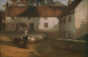 Em Eventide, final do século XIX-início do século XX, c1930. de James Coutts Michie