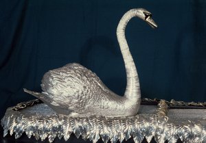 O Cisne Prateado, 1773 (prata) de James Cox