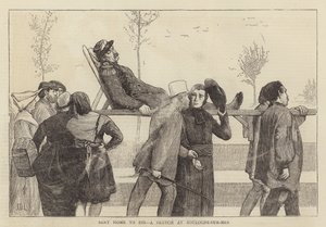 Enviado para casa para morrer, um esboço em Boulogne-sur-Mer de James Dromgole Linton