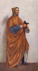 O Mercador de Veneza de Shakespeare: Lorenzo (litografia a cores) de James Dromgole Linton