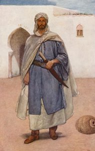 O Mercador de Veneza, de Shakespeare: O Príncipe de Marrocos (litografia a cores) de James Dromgole Linton