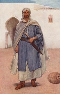 O Mercador de Veneza, de Shakespeare: O Príncipe de Marrocos (litografia a cores) de James Dromgole Linton