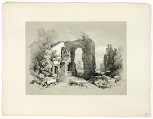 Aliscamps, W. Arles, de Seleções Pitorescas de James Duffield Harding