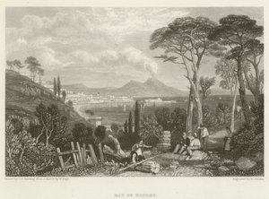 Baía de Nápoles de James Duffield Harding