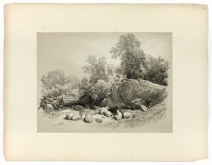 Bettws, N. Wales, de Seleções Pitorescas de James Duffield Harding
