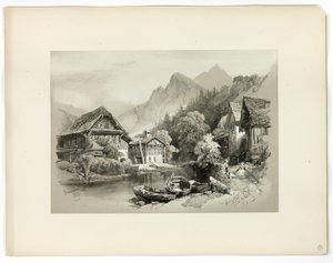 Brunnen, de Seleções Pitorescas de James Duffield Harding