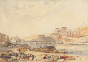 Lyons de Quayside no Ródano de James Duffield Harding