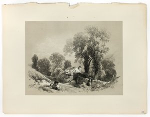 Perto de Betws y Coed, IN. País de Gales, de Seleções Pitorescas de James Duffield Harding