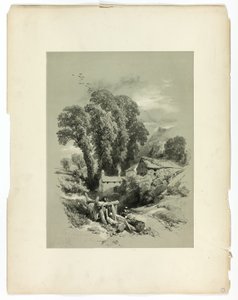 Row W. Trefriw, País de Gales, de Seleções Pitorescas de James Duffield Harding