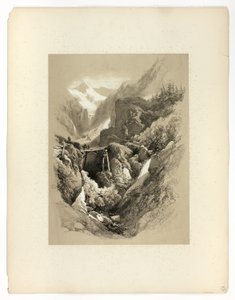 Saint Gothard, W. Wasen, de Seleções Pitorescas de James Duffield Harding