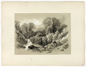 Ponte Sledde, de Seleções Pitorescas de James Duffield Harding