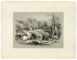 South Brent, Devon, de Seleções Pitorescas de James Duffield Harding