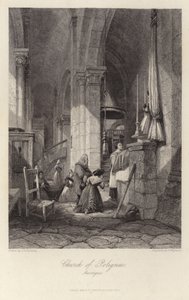 A, igreja, de, polignac, em, auvergne de James Duffield Harding