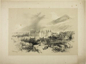 O Palácio de Holyrood de James Duffield Harding