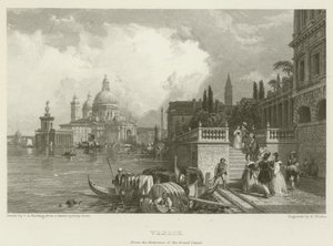 Veneza, da entrada do Grande Canal de James Duffield Harding