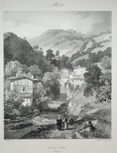 Viagens pitorescas e românticas na França antiga. Auvergne ..., 1825. de James Duffield Harding
