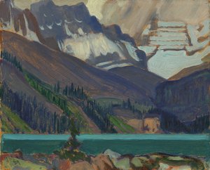 Nuvens de neve, Lago OHara, 1929 (óleo sobre papelão prensado)