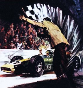 Jim Clark vence a grande corrida da América de James Edwin McConnell