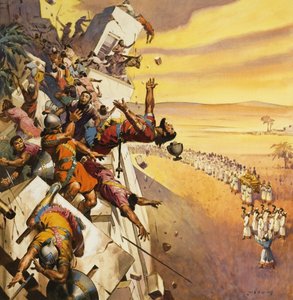 Josué nas muralhas de Jericó