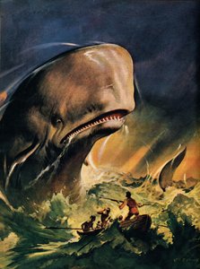 Moby Dick (litografia a cores)
