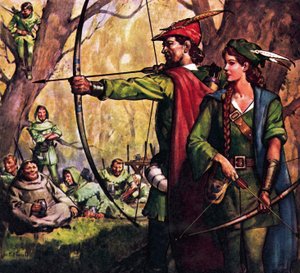 Robin Hood e Maid Marian de James Edwin McConnell