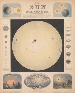O sol e os fenómenos solares de James & Emslie John (1813 75) Reynolds