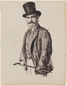 Segundo Fantin-Latour: o pintor Édouard Manet de James Ensor