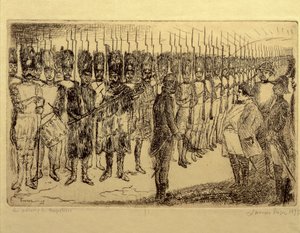 França, o adeus de Napoleão de James Ensor