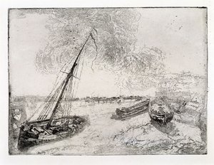 Barcos encalhados de James Ensor