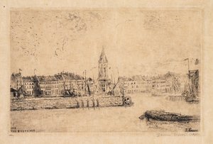 Vista de Ostende, a leste de James Ensor