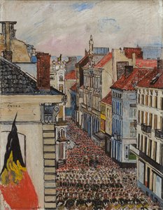 Música na Vlaanderenstraat de James Ensor