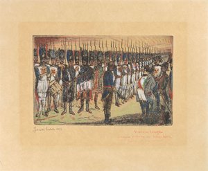 A despedida de Napoleão de James Ensor