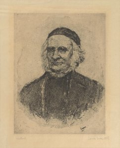 Retrato do botânico sueco Elias Fries de James Ensor