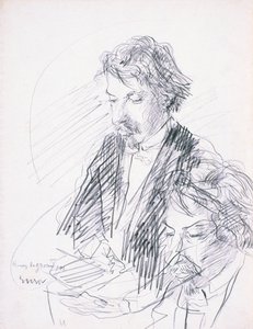 Retrato do artista, Henry de Groux de James Ensor