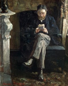 Retrato do pai do artista de James Ensor